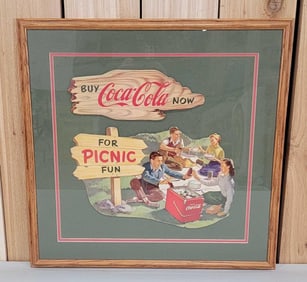 Buy Coca-Cola Now "For Picnic Fun" Cardboard Festoon
