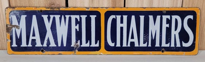 Maxwell Chalmers (Autos) Porcelain Sign (TAC)