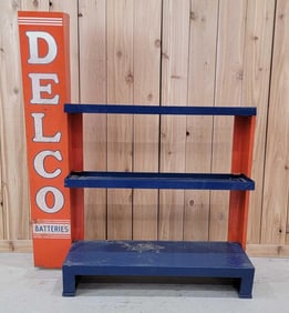 Delco Battery Metal Display Rack (TAC)