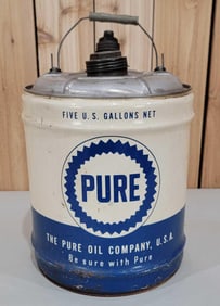 Pure Five Gallon Metal Dome Top Bucket