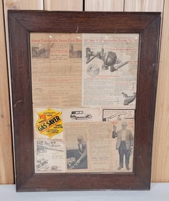 Vix Gas Saver Framed Advertising