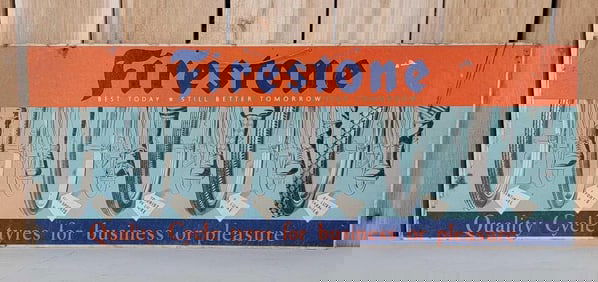 Firestone Quality Cycle Tyres Cardboard Sign (TAC)