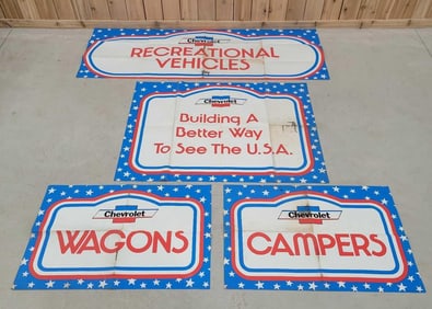 4-1970's Chevrolet Showroom Posters