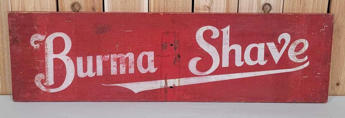 Burma Shave Wood Sign (1 of 7)