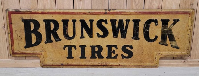 Brunswick Tires Metal Sign (TAC)