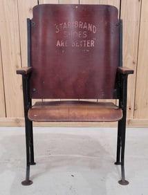 Star Brand Shoes are Better Wood Theatre Seat