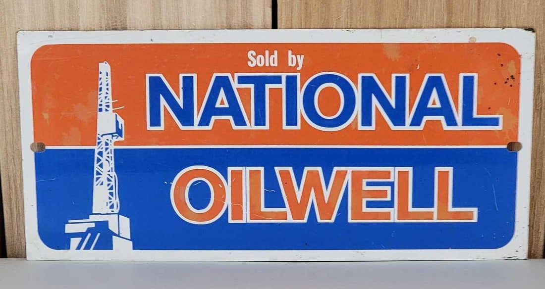 Sold by National Oilwell w/Logo Metal Sign (TAC) (1 of 5)
