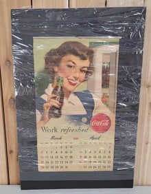 1950 Coca-Cola Calendar March/April