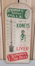 Ramon's Brownie Pills w/Graphics Wood Thermometer (TAC)