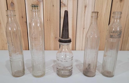 5-Glass Oil Bottles