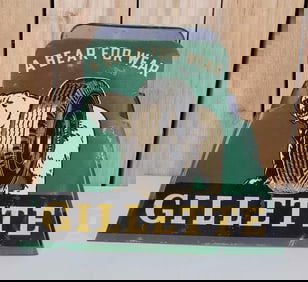 Gillette "A Bear for Wear" Metal Tire Stands (TAC)