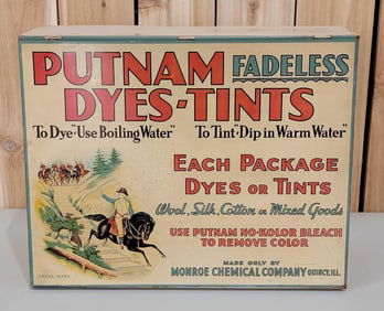 Putnam Fadeless Dyes-Tints Metal Display Cabinet