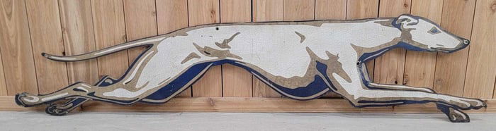 Cast Aluminum Greyhound (bus) Reflective Sign (TAC)