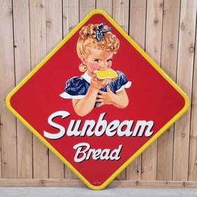 Sunbeam Bread w/Logo Metal Sign (TAC)