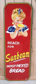 Sunbeam Bread w/Logo Metal Sign (TAC)