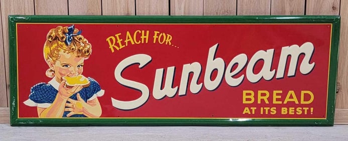 Sunbeam Bread w/Logo Metal Sign (TAC)