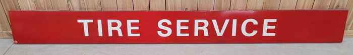 Large Tire Service Porcelain Sign (TAC)