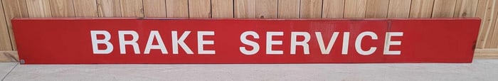 Large Brake Service Porcelain Sign (TAC)