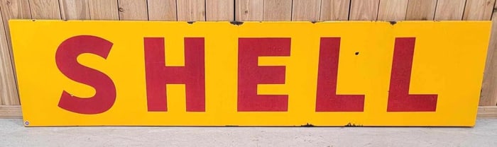 Large Shell Porcelain Sign (TAC)