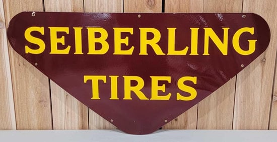 Seiberling Tires Porcelain Sign (TAC)