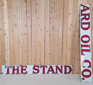 Large Standard Oil Co. Porcelain Identification Sign (TAC)