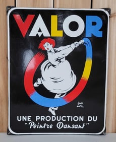 Valor (paint) w/Great Image Porcelain Sign (TAC)