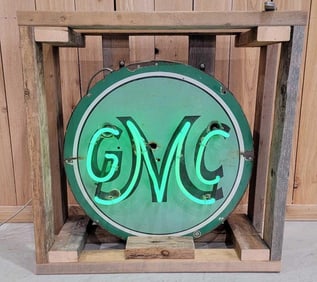 GMC (General Motors Corp.) Porcelain Neon Sign (TAC)