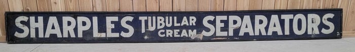 Sharples Tubular Cream Separators Smaltz Painted Wood Sign (TAC)