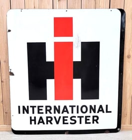 IH International Harvester Porcelain Identification Sign (TAC)