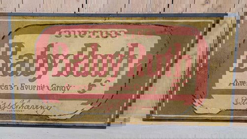 Curtiss Baby Ruth "America's Favorite Candy" Metal Sign (TAC)