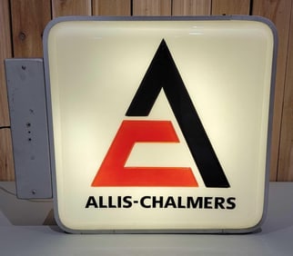 AC Allis Chalmers Plastic Lighted Sign (TAC)