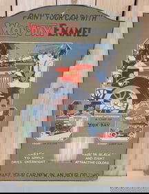 Paint Your Car with Won-Day Enamel Cardboard Easel-Back Sign (TAC)