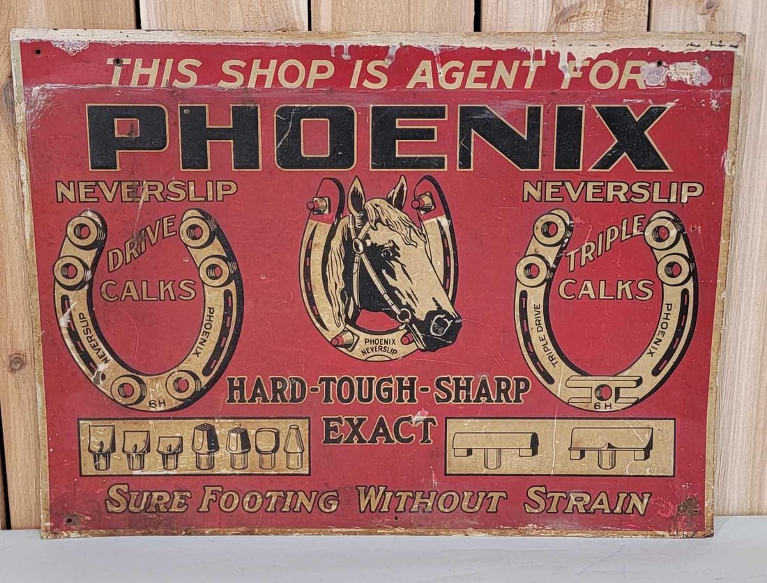 Phoenix Neverslip Calks Metal Sign (TAC) (1 of 5)