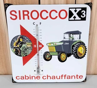 Sirocco X-3 "Cabine Chauffante" w/Tractor Porcelain Thermometer (TAC)