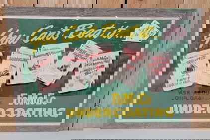 Ford FoMoCo Undercoating Poster Framed