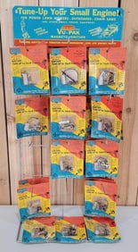 Wells Vu-Pack "Tune-Up Your Small Engine" Metal Display Rack NIB (TAC)