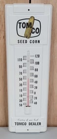 TomCo Seed Corn w/Ear of Corn Metal Thermometer (TAC)