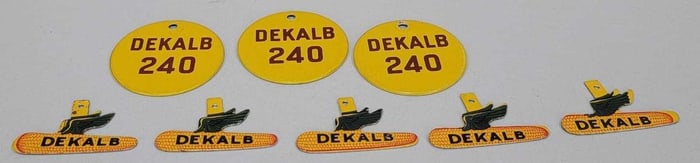 8-Small Dekalb Metal Signs