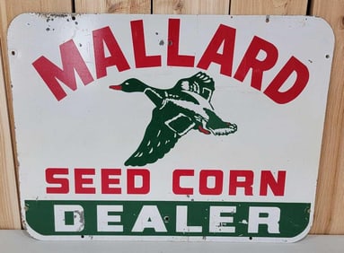 Mallard Seed Corn Dealer Metal Sign (TAC)