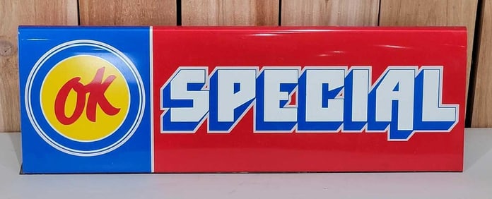 (Chevrolet) Ok Special Metal Topper Sign (TAC)