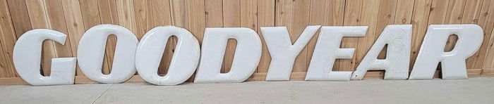 Goodyear Porcelain Letters