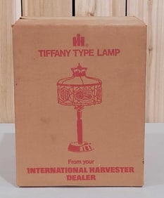 NIB IH (international Harvester) Tiffany Type Lamp