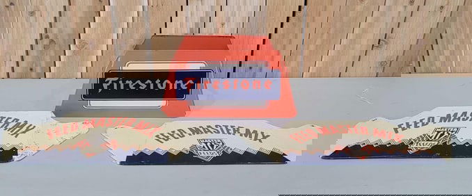 Master Mix Feeds & New Firestone Metal Tire Stands