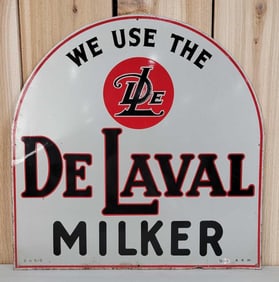 We Use The De Laval Cream Separator Metal Sign (TAC)