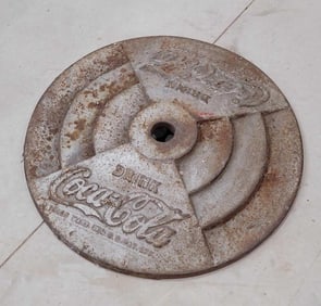 Coca-Cola Cast Iron Base