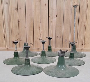 8-Porcelain Lamp Shape Covers