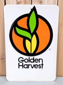 Golden Harvest (seed corn) w/Logo Metal Sign (TAC)