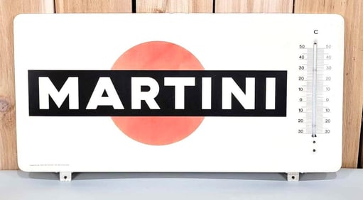 Martini w/Logo Metal Thermometer (TAC)