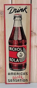 Nichol Kola w/Logos Metal Sign (TAC)