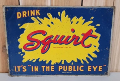Drink Squirt Metal Sign (TAC)